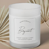 半透明澄ん製品包装用キャンドルラベル シール