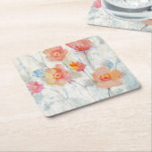 半透明II スクエアペーパーコースター (アングル)