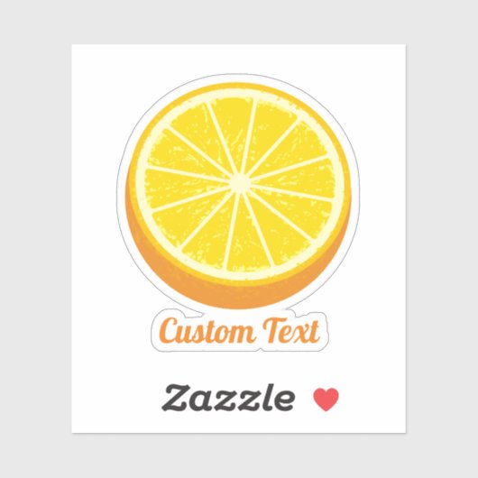 半開きオレンジ シール (シート)