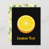 半開きオレンジ ポストカード (正面/裏面)