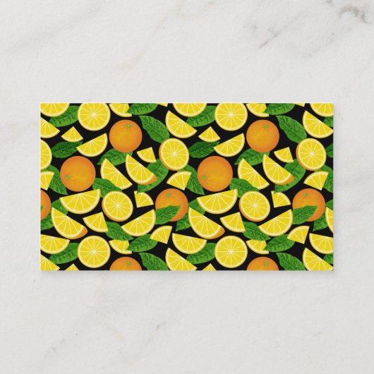 半開きオレンジ 名刺 (裏面)