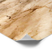 半開き緑の木製のメインドア ポスター (角)