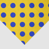 半青イエロー水玉模様パターンデザイン 薄葉紙 (詳細)