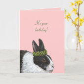 半額の誕生日カード カード (黄色い花)