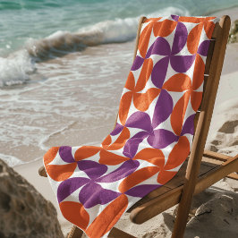 半鮮やか世紀モダン ビーチタオル