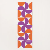 半鮮やか世紀モダン ヨガマット (裏面)