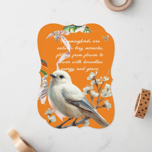 半鳥 ノートカード (正面/裏面インサイチュ)