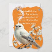 半鳥 ノートカード (正面)