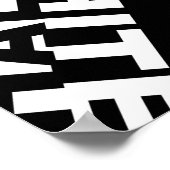 半黒か半白? ポスター (角)