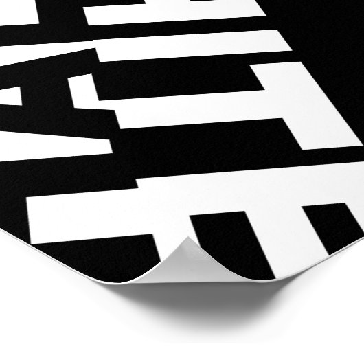 半黒か半白？ ポスター (角)