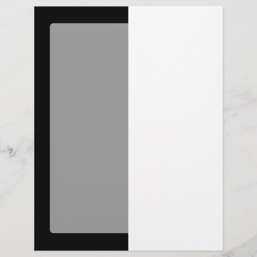 半黒と半白ストライプの (正面)