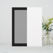 半黒と半白ストライプの (スタンド正面)