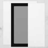 半黒と半白ストライプの (正面/裏面)