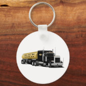 半黒金ゴールド キーホルダー (正面)