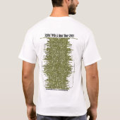 半2007の旅行のワイシャツとのRidin Tシャツ (裏面)