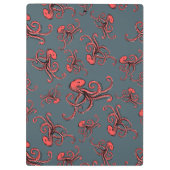 卑劣なタコパターン クリップボード (裏面)