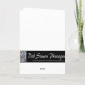 卑劣な一見を用いるドーベルマン犬だれ私か。 カード (裏面)