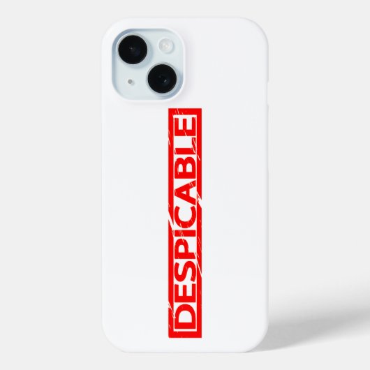 卑劣な切手 Case-Mate iPhoneケース (裏面)