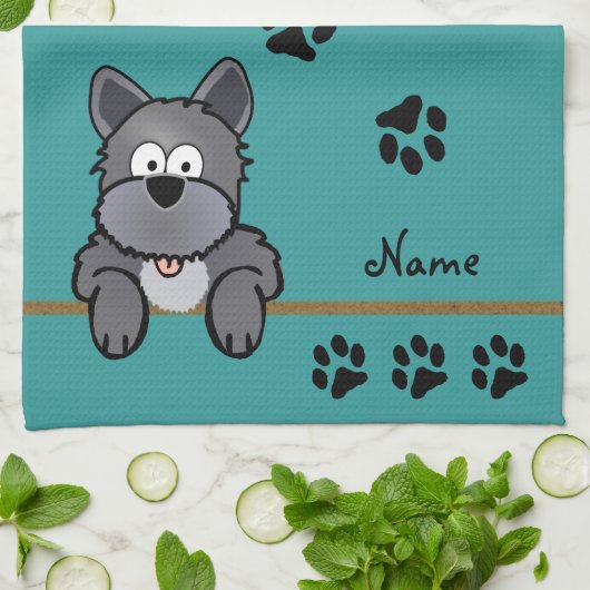 卑劣な奴 キッチンタオル (折り畳み)