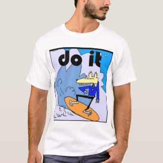 卑劣な奴Streetwear Co.それは私をかみます Tシャツ