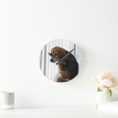 卑劣な態度 ラウンド壁時計 (ホーム)