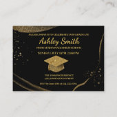 卒エレガント業  エンクロージャーカード (裏面)