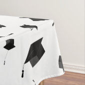 卒カッコいい業帽（黒と白） テーブルクロス (インサイチュ)