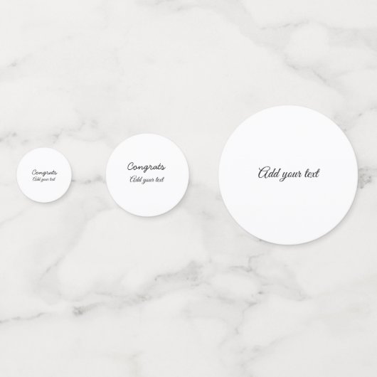 卒シンプル業おめでとう コンフェッティ (裏面)