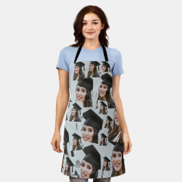 卒パーソナライズされた業写おもしろい真顔 エプロン