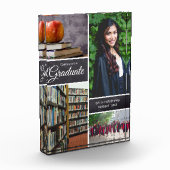 卒パーソナライズされた業写真コラージュクラス フォトブロック (左)