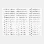 卒パーソナライズされた業 ラッピングペーパーシート (正面2)