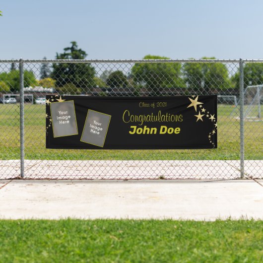 卒パーソナライズされた業 横断幕 (インサイチュ)