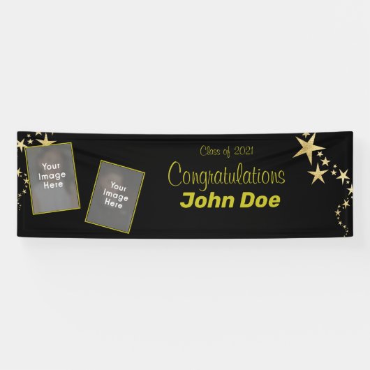 卒パーソナライズされた業 横断幕 (横)