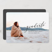 卒ミニマル業 招待状 (正面/裏面)