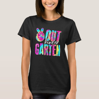 卒園平和サインアウト幼稚園絞り染め Tシャツ