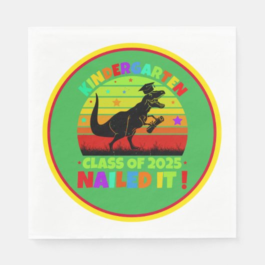 卒園幼稚園クラス2025 スタンダードランチョンナプキン (正面)