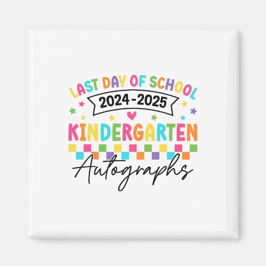 卒園最終日 マグネット (正面)