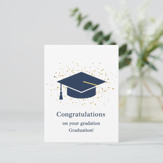 卒業ありがとうはがき ポストカード (スタンド正面)