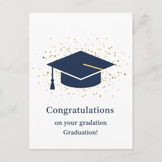 卒業ありがとうはがき ポストカード (正面)