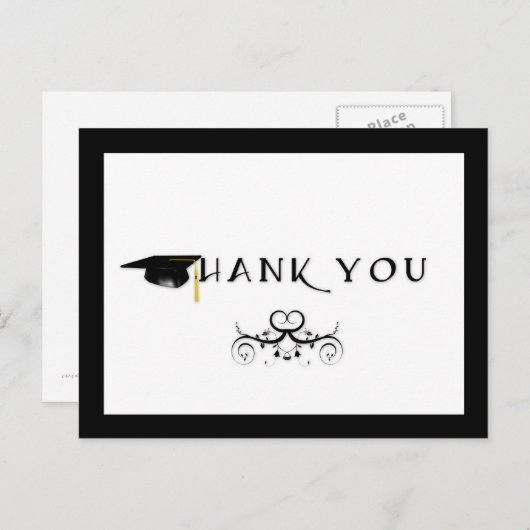 卒業ありがとうはがき ポストカード (正面/裏面)