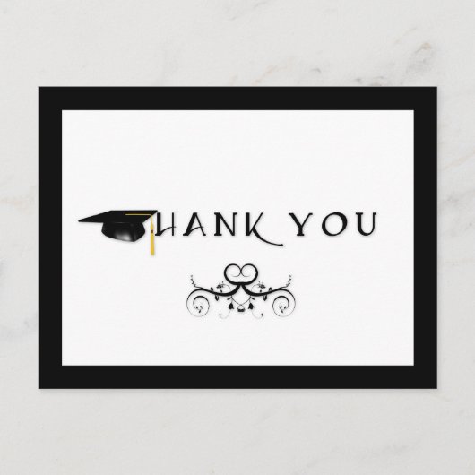 卒業ありがとうはがき ポストカード (正面)