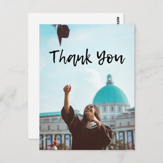 卒業ありがとうはがき ポストカード (正面/裏面)