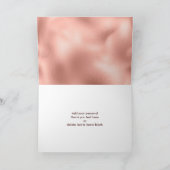 卒業ありがとうバラ金ゴールド3写真卒業 サンキューカード (内部)