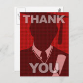 卒業ありがとうポストカードガウン1 ポストカード (正面/裏面)