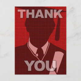 卒業ありがとうポストカードガウン1 ポストカード