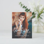 卒業ありがとう写真高校卒業 ポストカード (スタンド正面)