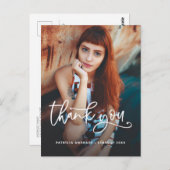 卒業ありがとう写真高校卒業 ポストカード (正面/裏面)