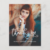 卒業ありがとう写真高校卒業 ポストカード (正面)