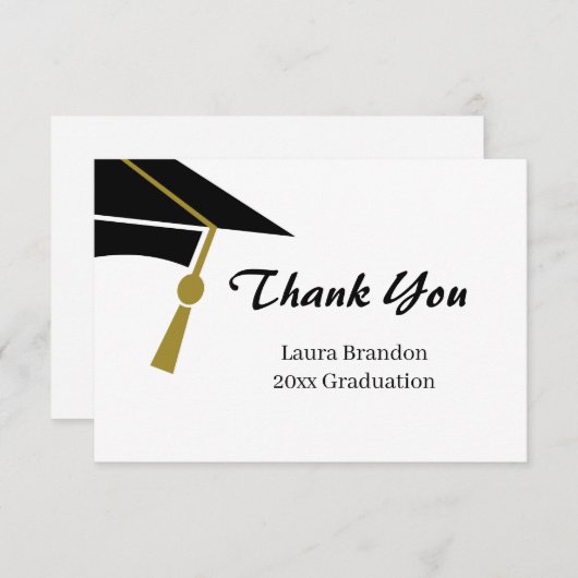 卒業ありがとう サンキューカード (正面/裏面)