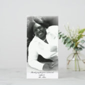 「卒業ありがとう」フォトカード サンキューカード (スタンド正面)